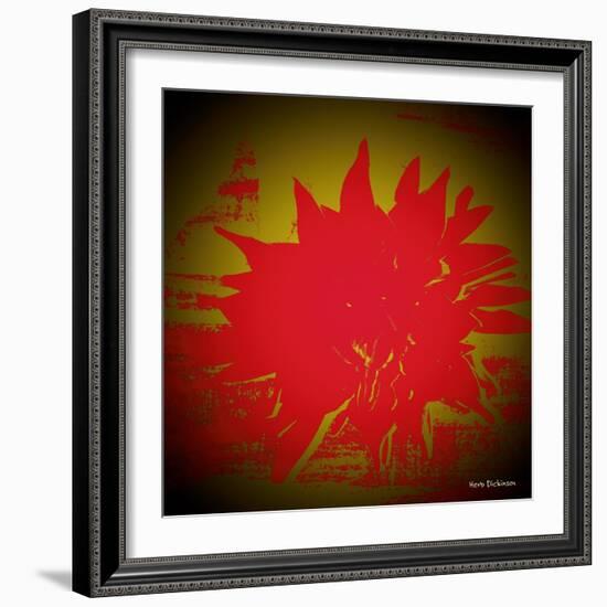 Scarlet Splash-Herb Dickinson-Framed Photographic Print