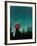 Scarlet Streetlight with Chrysler Building-Robert Cattan-Framed Photographic Print