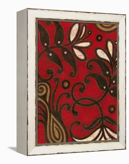 Scarlet Textile II-Norman Wyatt Jr.-Framed Stretched Canvas