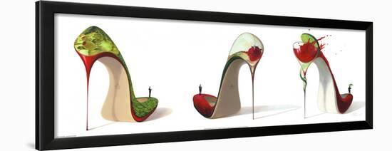 Scarpe da Cocktail-Inna Panasenko-Framed Art Print