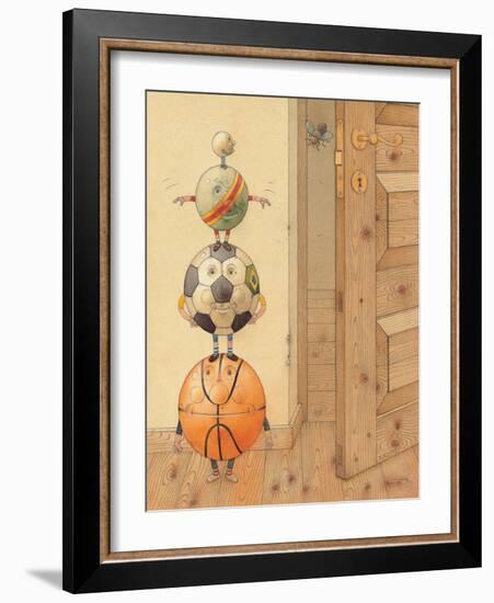 Scary Story, 2005-Kestutis Kasparavicius-Framed Giclee Print