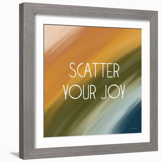 Scatter Your Joy-Lady Louise Designs-Framed Art Print