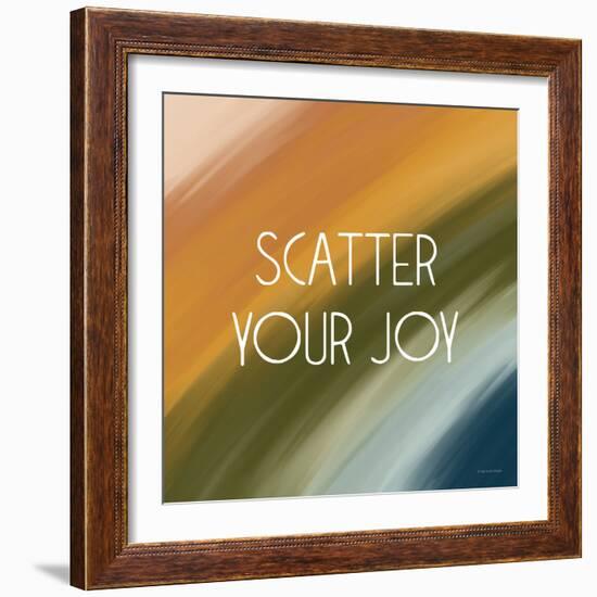 Scatter Your Joy-Lady Louise Designs-Framed Art Print
