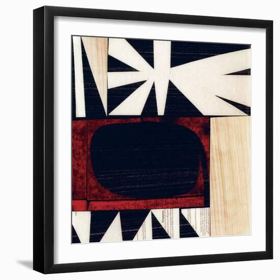 Scatter-Rex Ray-Framed Art Print