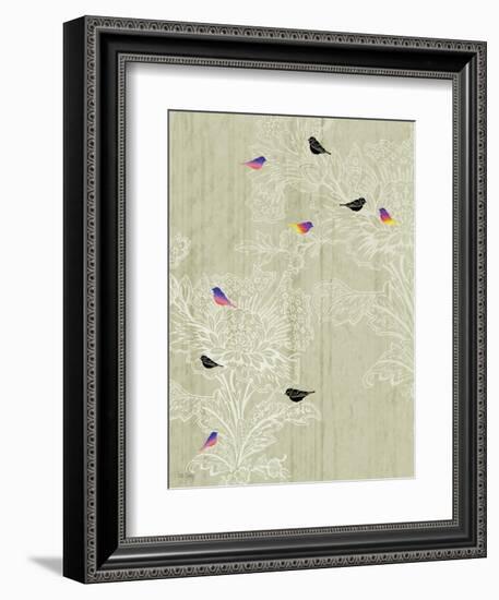 Scattered Birds-Bee Sturgis-Framed Art Print