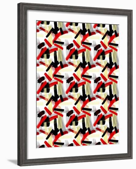 Scattered Brushes-Josefina Baumann-Framed Giclee Print