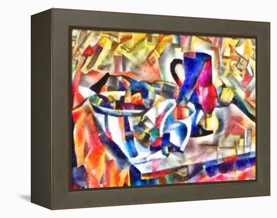 scattered pack with fruits,2017-Alex Caminker-Framed Premier Image Canvas