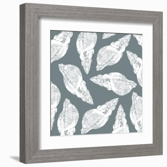 Scattered Shells I-Sabine Berg-Framed Art Print