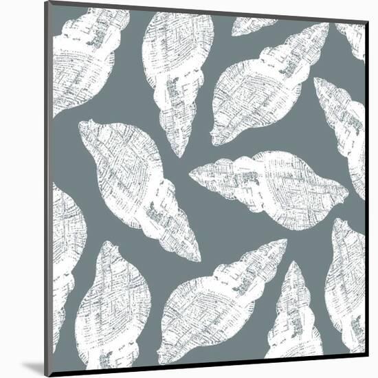 Scattered Shells I-Sabine Berg-Mounted Giclee Print