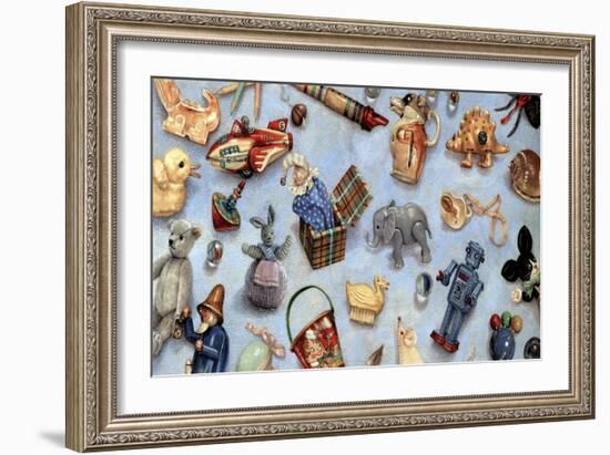 Scattered Toys-Anne Yvonne Gilbert-Framed Giclee Print