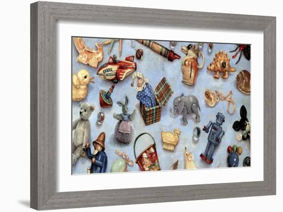 Scattered Toys-Anne Yvonne Gilbert-Framed Giclee Print