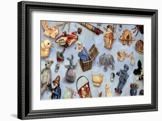 Scattered Toys-Anne Yvonne Gilbert-Framed Giclee Print