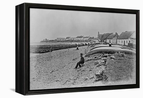 Scattery Island, Kilrush, County Clare, C.1890-Robert French-Framed Premier Image Canvas