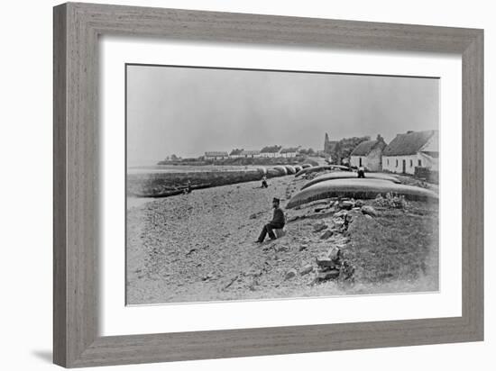 Scattery Island, Kilrush, County Clare, C.1890-Robert French-Framed Giclee Print