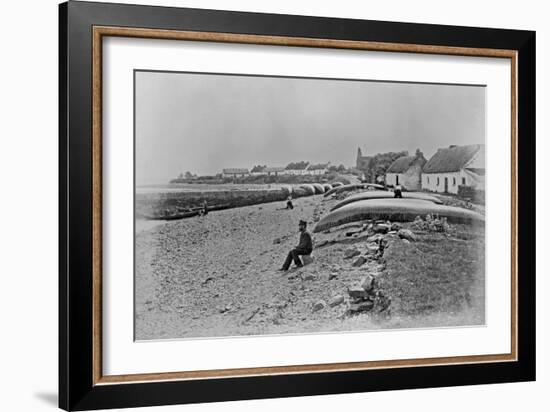 Scattery Island, Kilrush, County Clare, C.1890-Robert French-Framed Giclee Print