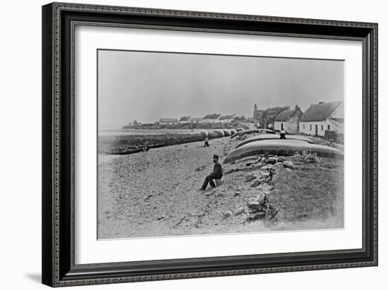 Scattery Island, Kilrush, County Clare, C.1890-Robert French-Framed Giclee Print