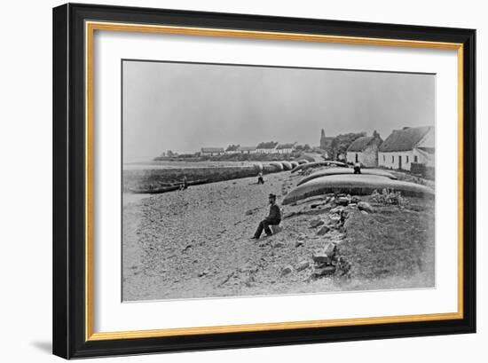 Scattery Island, Kilrush, County Clare, C.1890-Robert French-Framed Giclee Print