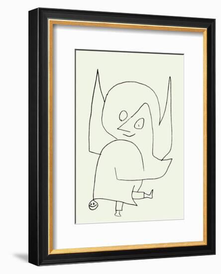 Scellen-Engel, c.1939-Paul Klee-Framed Serigraph