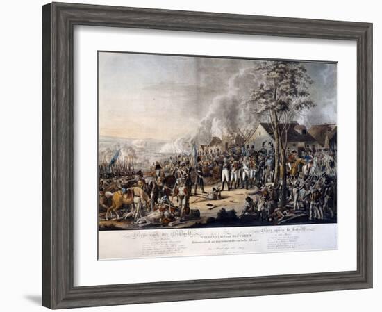 Scene after the Battle of Waterloo, 18th June 1815-German School-Framed Giclee Print
