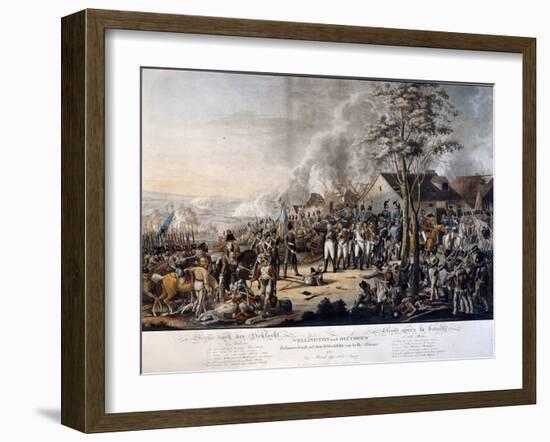 Scene after the Battle of Waterloo, 18th June 1815-German School-Framed Giclee Print