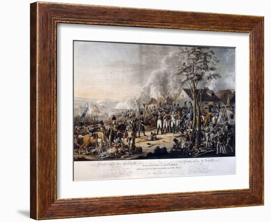 Scene after the Battle of Waterloo, 18th June 1815-German School-Framed Giclee Print