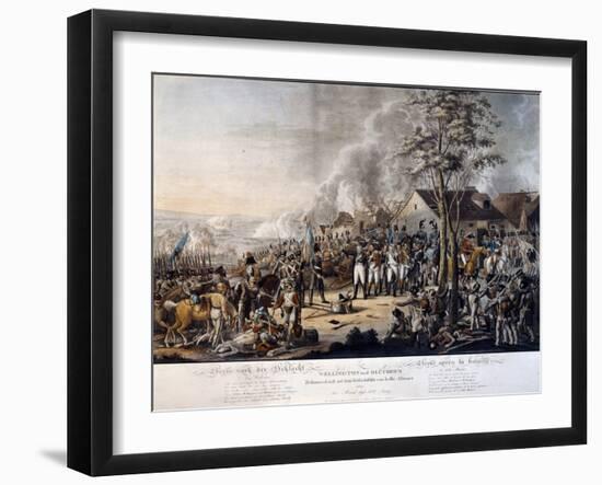 Scene after the Battle of Waterloo, 18th June 1815-German School-Framed Giclee Print