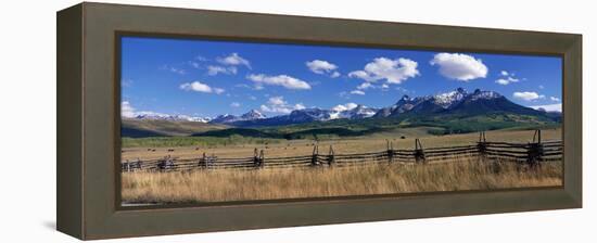 Scene Along Last Doller Road North of Telluride Colorado USA-null-Framed Stretched Canvas