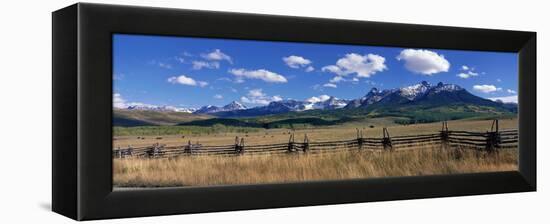 Scene Along Last Doller Road North of Telluride Colorado USA-null-Framed Stretched Canvas