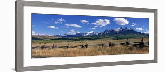 Scene Along Last Doller Road North of Telluride Colorado USA-null-Framed Photographic Print