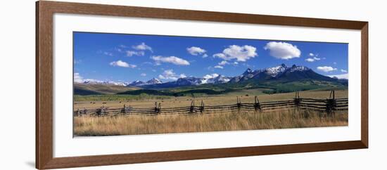 Scene Along Last Doller Road North of Telluride Colorado USA-null-Framed Photographic Print