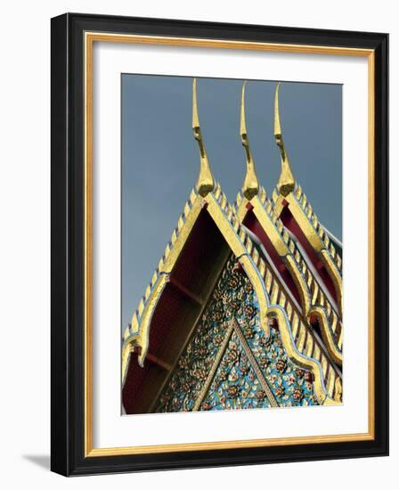 Scene around the Wat Arun Temple in Bangkok Thailand-Dan Bannister-Framed Photographic Print