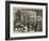 Scene at a Railway Station on the Arrival of a Train with Wounded-null-Framed Giclee Print