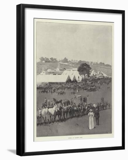 Scene at Barnet Fair-Joseph Holland Tringham-Framed Giclee Print