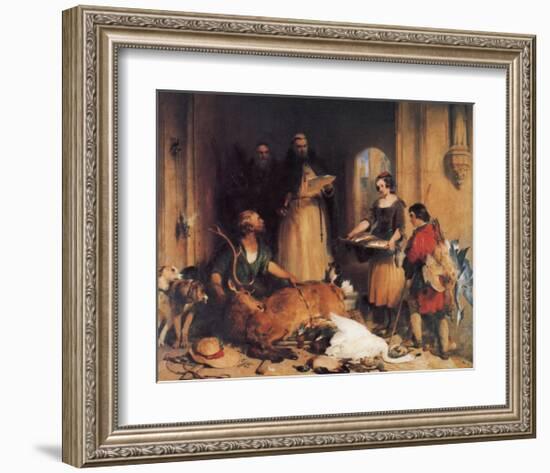 Scene at Bolton Abbey-Edwin Henry Landseer-Framed Giclee Print