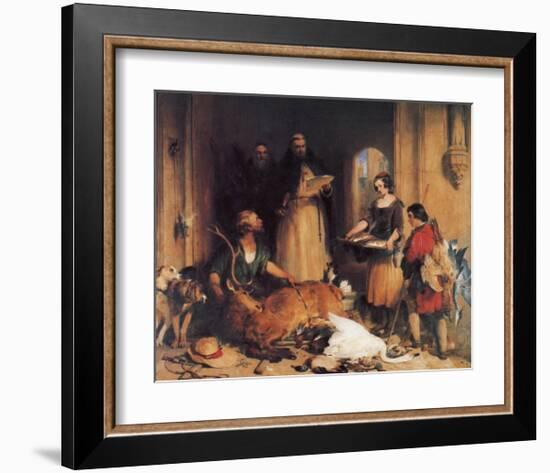 Scene at Bolton Abbey-Edwin Henry Landseer-Framed Giclee Print