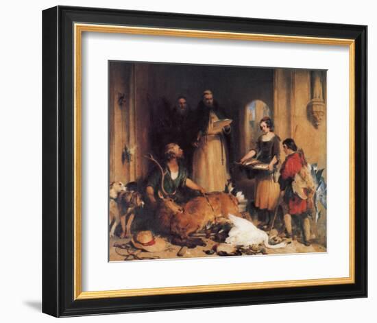 Scene at Bolton Abbey-Edwin Henry Landseer-Framed Giclee Print