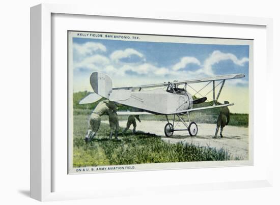 Scene at Kelly Fields, Us Army Aviation Airfield-null-Framed Giclee Print