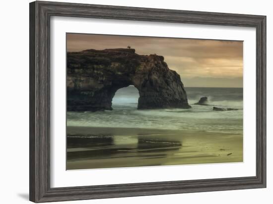 Scene at Natural Bridges, Santa Cruz-Vincent James-Framed Photographic Print