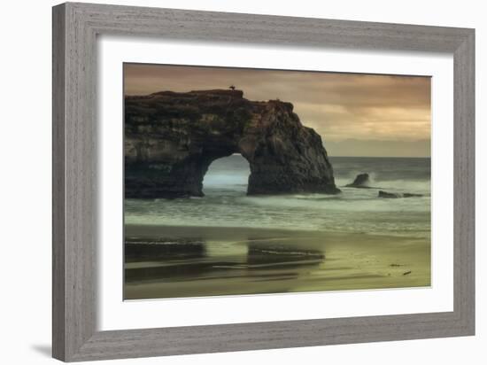 Scene at Natural Bridges, Santa Cruz-Vincent James-Framed Photographic Print