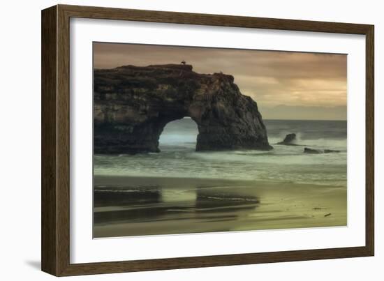 Scene at Natural Bridges, Santa Cruz-Vincent James-Framed Photographic Print