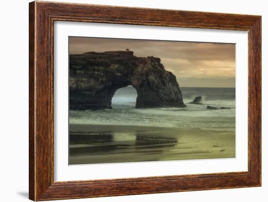 Scene at Natural Bridges, Santa Cruz-Vincent James-Framed Photographic Print