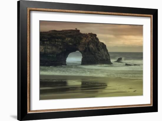 Scene at Natural Bridges, Santa Cruz-Vincent James-Framed Photographic Print