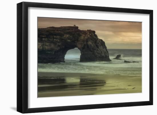 Scene at Natural Bridges, Santa Cruz-Vincent James-Framed Photographic Print