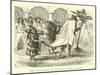 Scene at the Carnival, the Ague or Tertian Fever Caricatured-Édouard Riou-Mounted Giclee Print