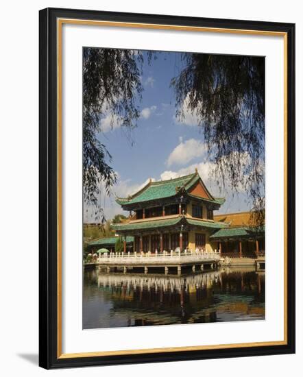 Scene at the Green Lake Park, Kunming, Yunnan Province, China, Asia-Jochen Schlenker-Framed Photographic Print