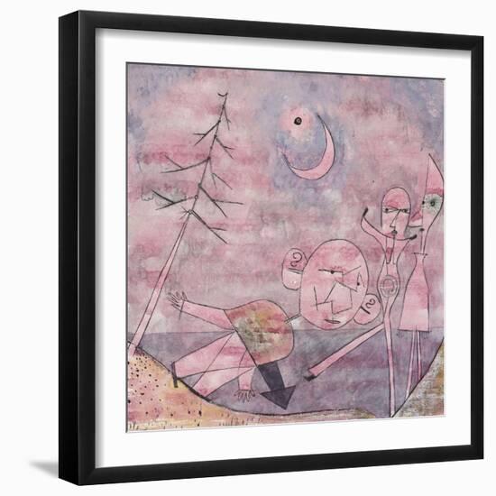 Scene at the Water; Scene Am Wasser-Paul Klee-Framed Giclee Print