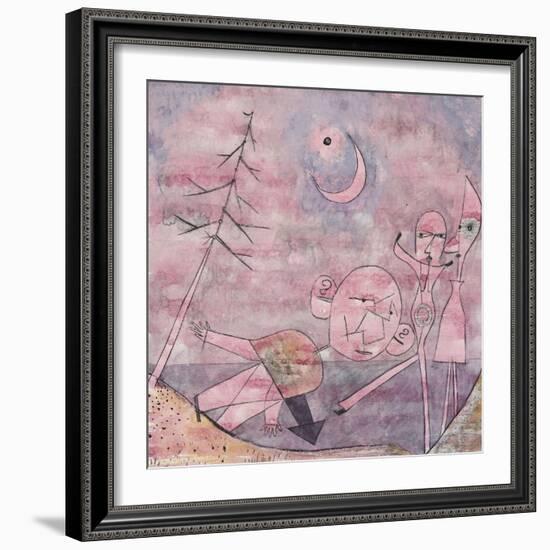 Scene at the Water; Scene Am Wasser-Paul Klee-Framed Giclee Print