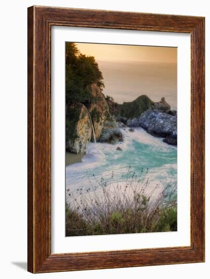 Scene at Waterfall Beach II-Vincent James-Framed Photographic Print