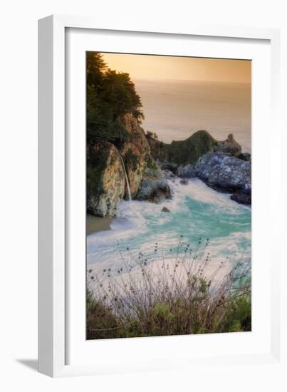 Scene at Waterfall Beach II-Vincent James-Framed Photographic Print