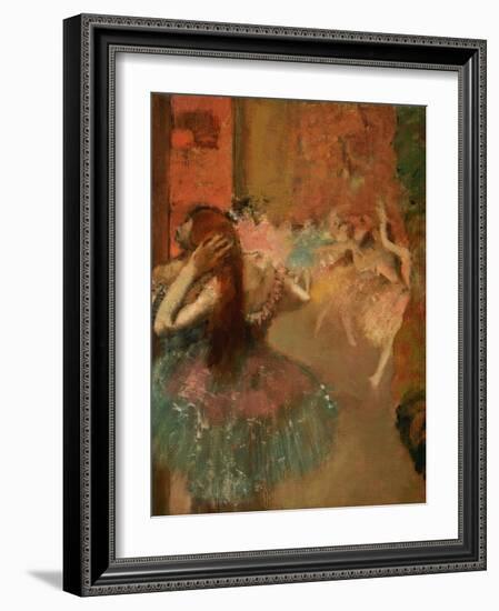 Scene De Ballet or Balleteuses-Edgar Degas-Framed Giclee Print